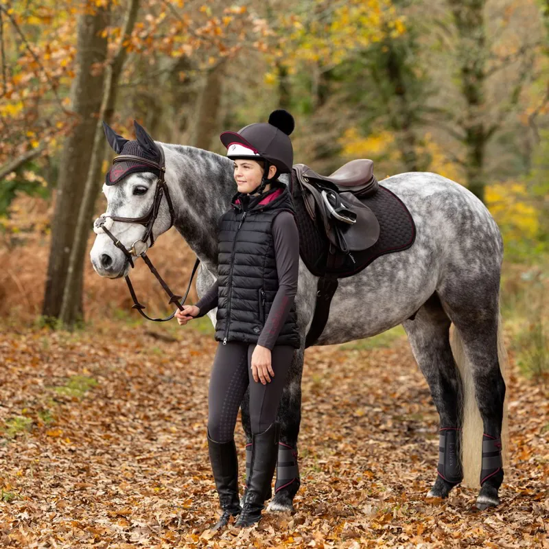 LeMieux Young Rider Milly Junior Puffer Vest - Black-4