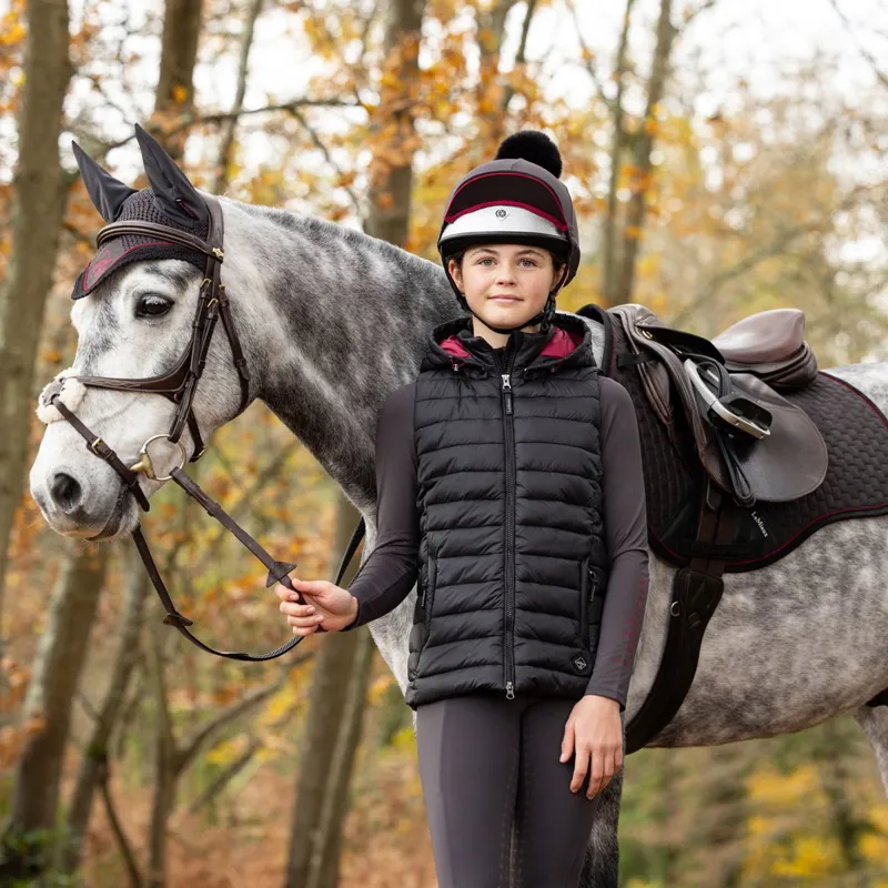 LeMieux Young Rider Milly Junior Puffer Vest - Black-3