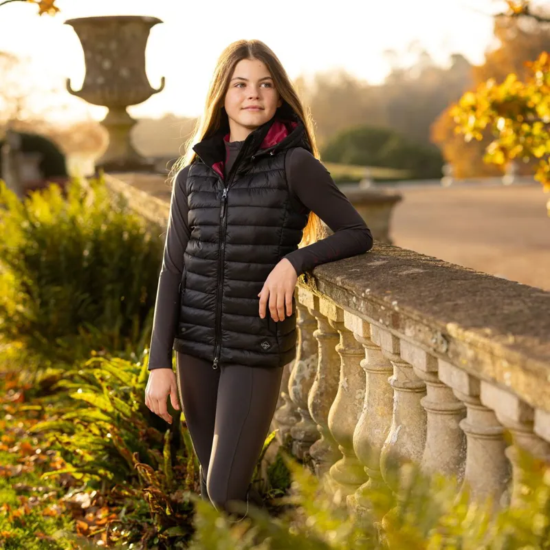 LeMieux Young Rider Milly Junior Puffer Vest - Black-2