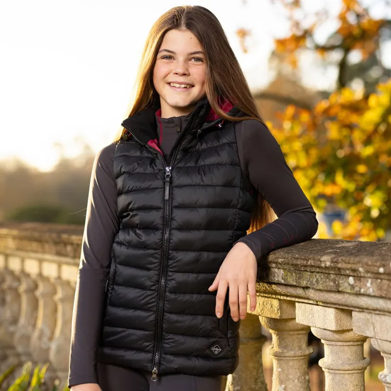 LeMieux Young Rider Milly Junior Puffer Vest - Black-10