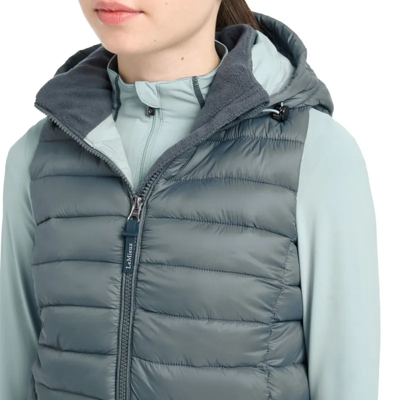 LeMieux Young Rider Milly Junior Puffer Vest - Petrol-5