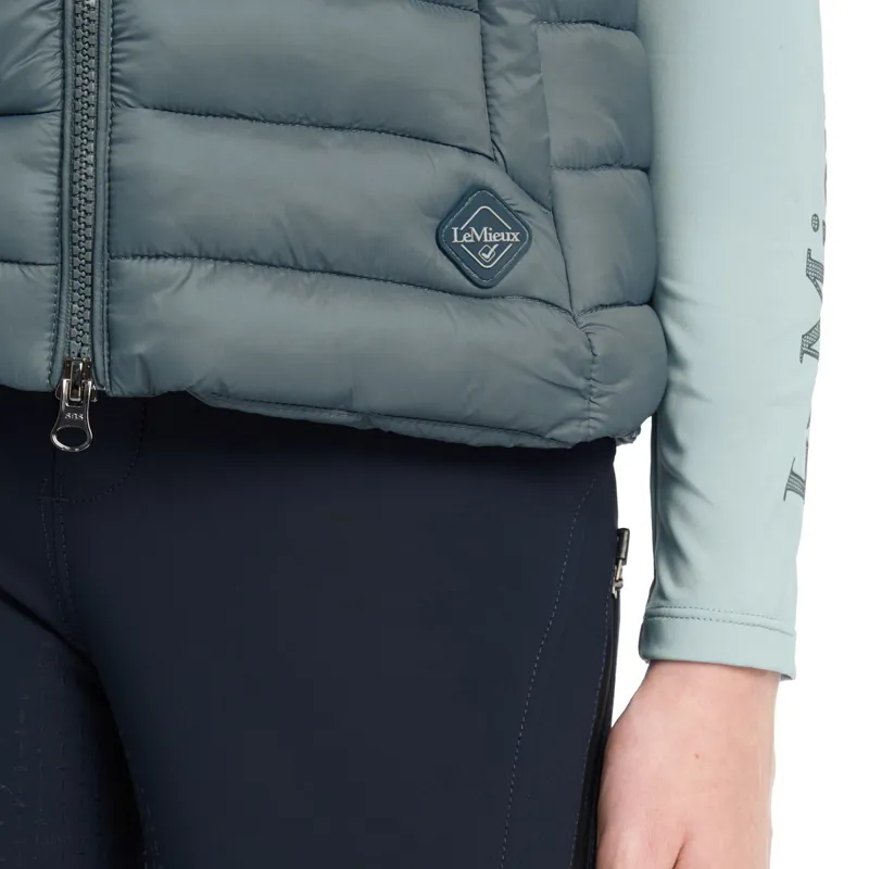 LeMieux Young Rider Milly Junior Puffer Vest - Petrol-4