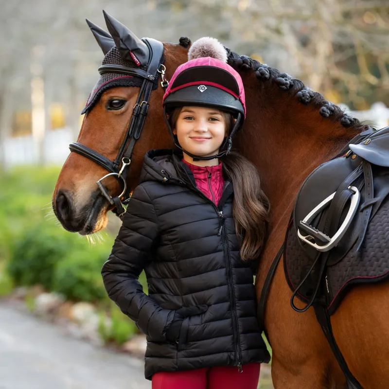 LeMieux Young Rider Milly Junior Puffer Jacket - Black-2