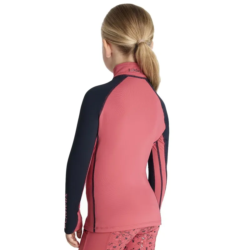 LeMieux Mini Junior Base Layer - Cranberry-3