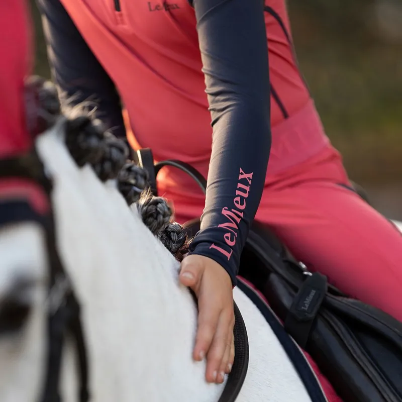 LeMieux Mini Junior Base Layer - Cranberry-5