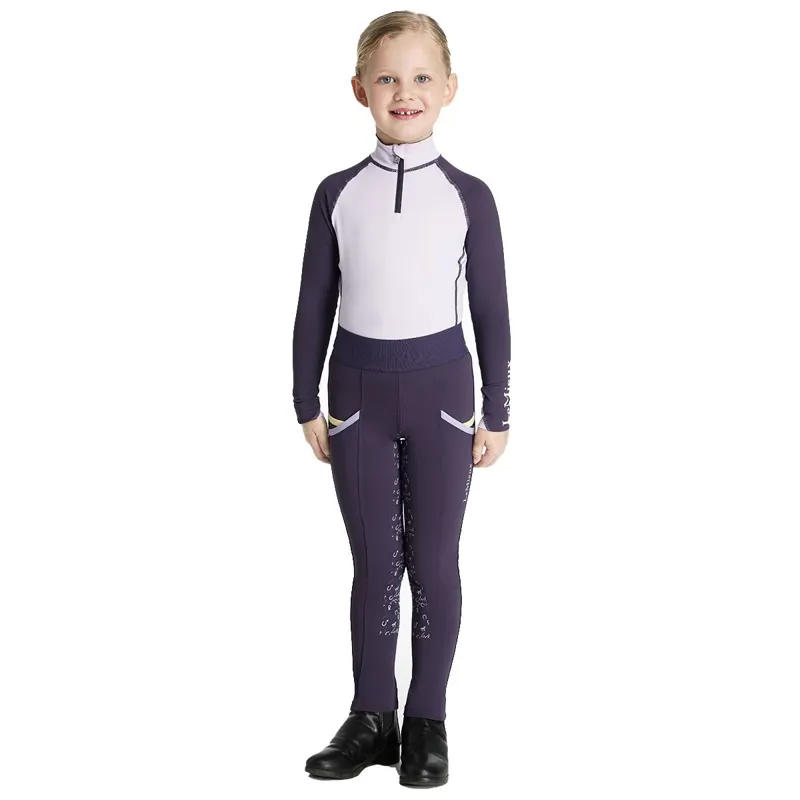 LeMieux Mini Junior Base Layer - Lilac-8