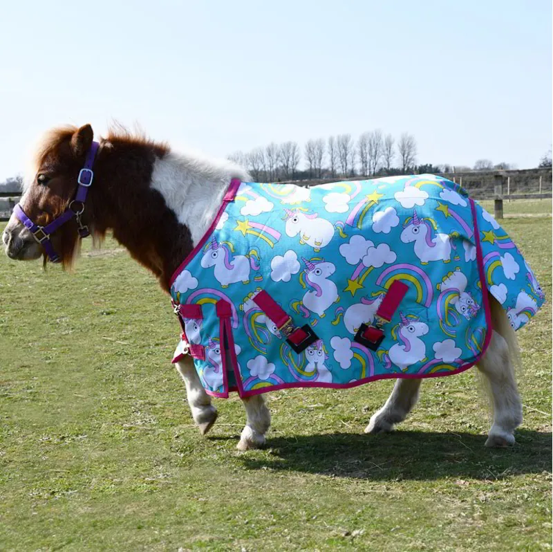 Rhinegold Mini Torrent 0g Turnout Blanket-Unicorn-2