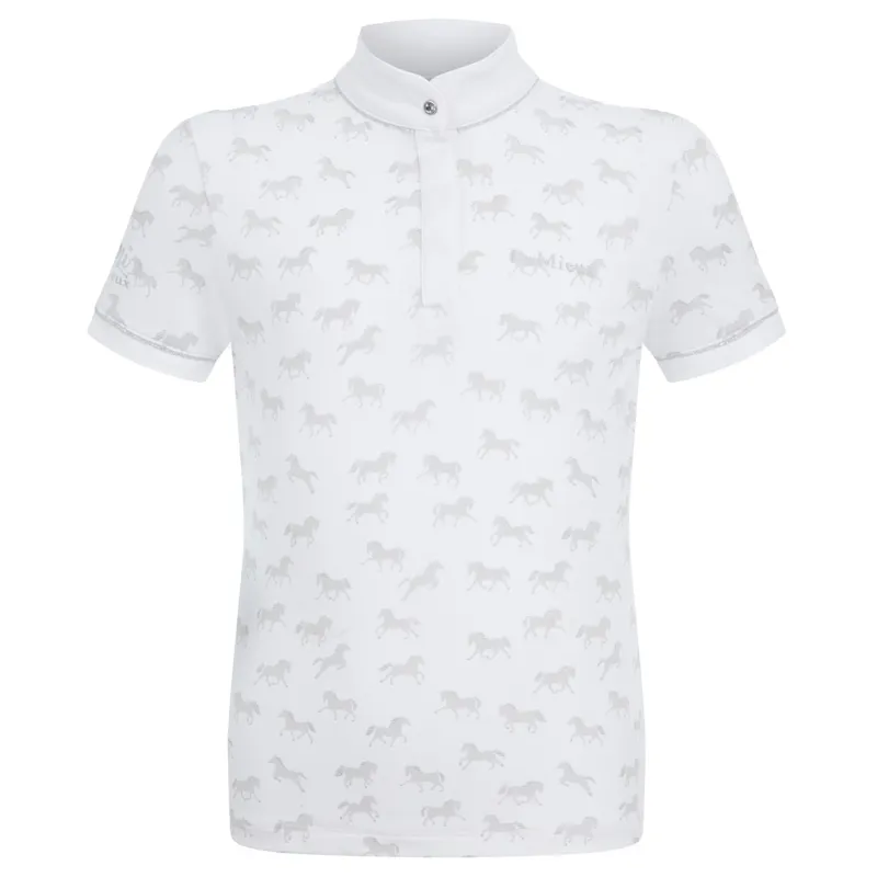 LeMieux Mini Bella Junior Girls Show Shirt - White