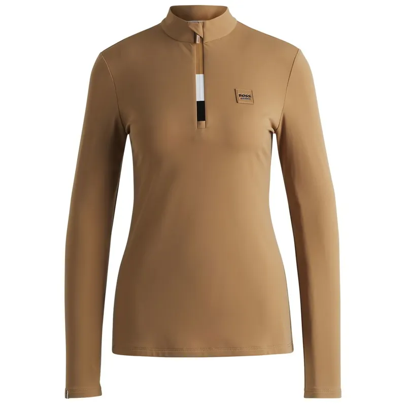 BOSS Equestrian Minou Women's Training Shirt - Camel-1