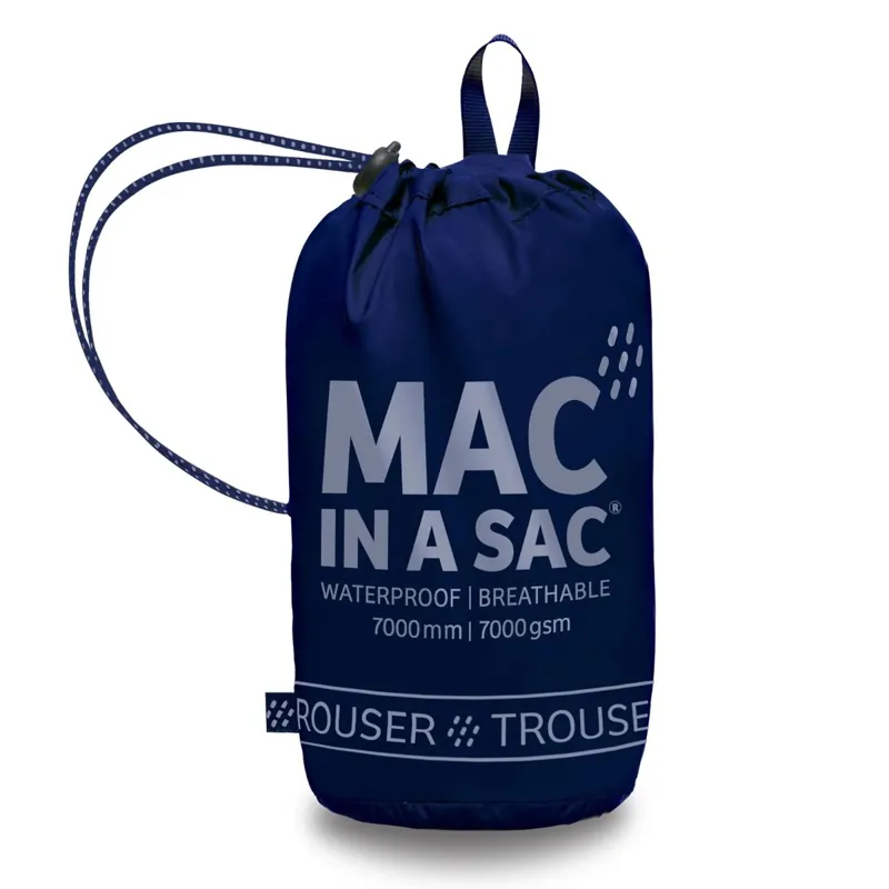 Mac in a Sac Origin II Unisex Waterproof Rain Pants - Navy-1