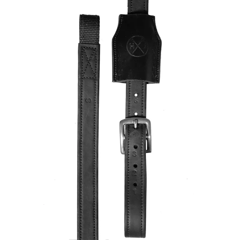 Henry James Mono Dressage Stirrup Leathers - Black