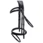 Schockemohle Monza Anatomic Flash Bridle - Black/Silver