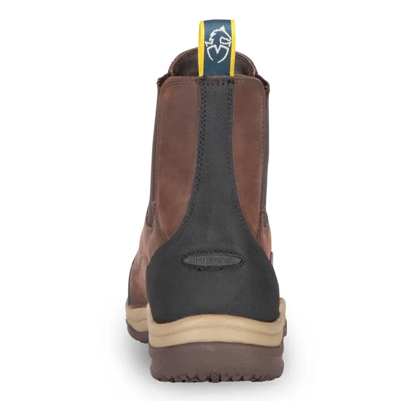 Moretta Genoa XGRIP Women's Waterproof Leather Paddock Boots - Brown-4