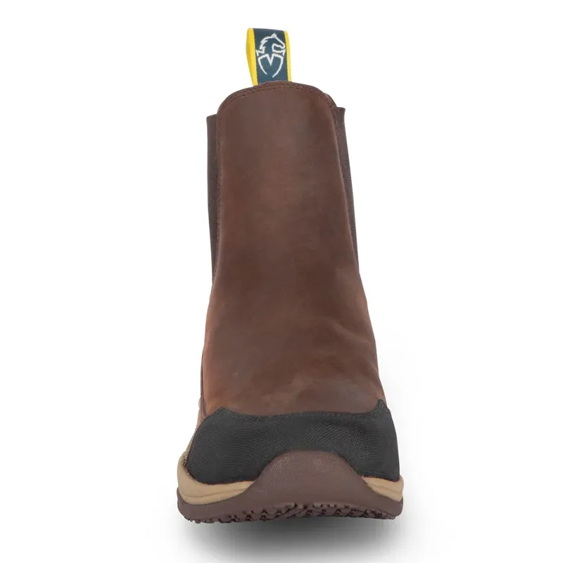 Moretta Genoa XGRIP Women's Waterproof Leather Paddock Boots - Brown-2