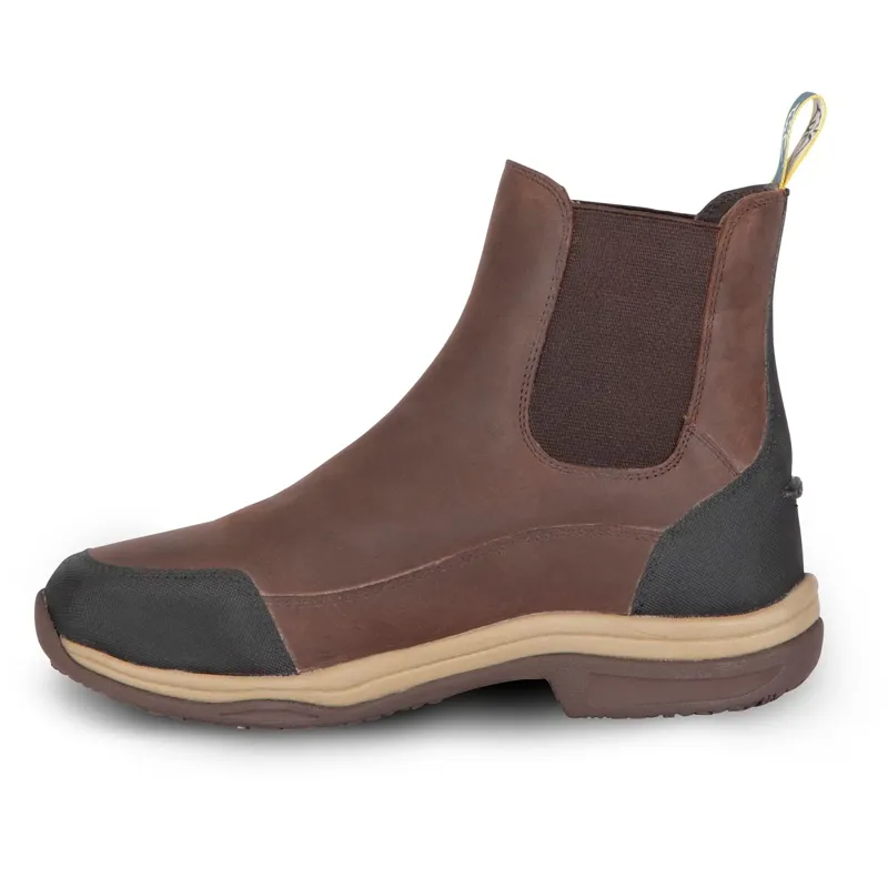 Moretta Genoa XGRIP Women's Waterproof Leather Paddock Boots - Brown-1