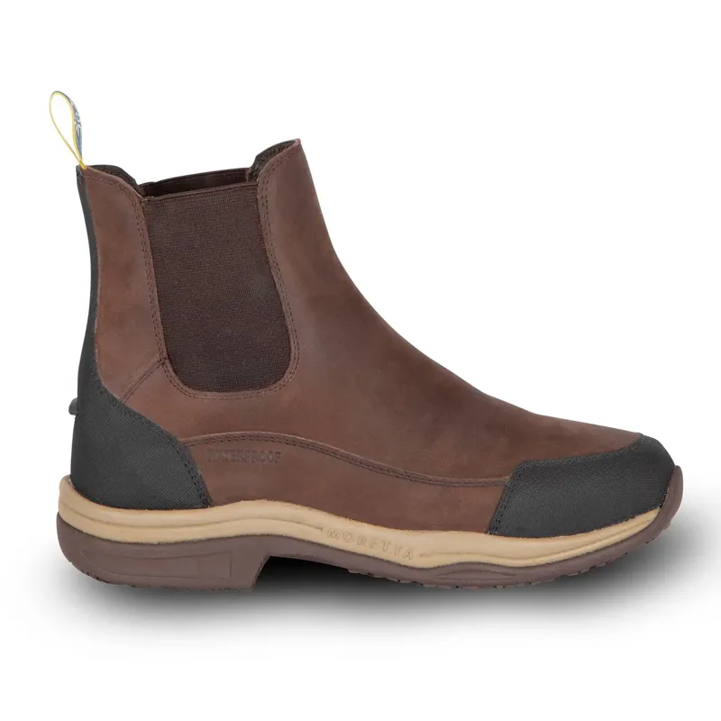 Moretta Genoa XGRIP Women's Waterproof Leather Paddock Boots - Brown-5