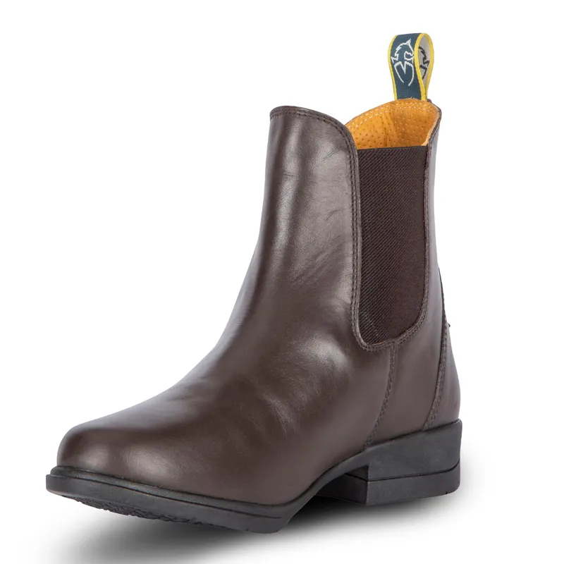 Moretta Lucilla Ladies Jodhpur Boots - Brown-1