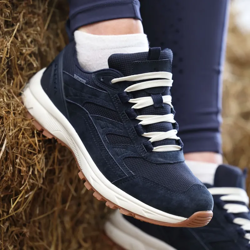Moretta Mossa Women's Waterproof Trail Shoes - Navy-7
