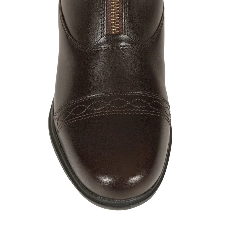 Moretta Rosetta Junior Paddock Boots - Brown-2