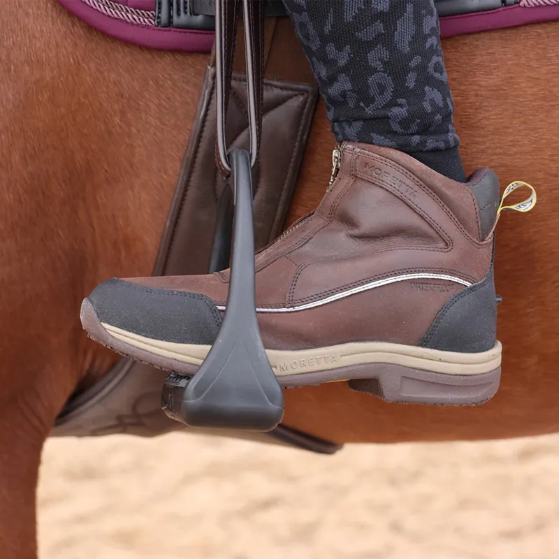 Moretta Vittoria XGRIP Junior Paddock Boots - Brown-9
