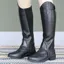 Moretta Synthetic Junior Half Chaps - Black