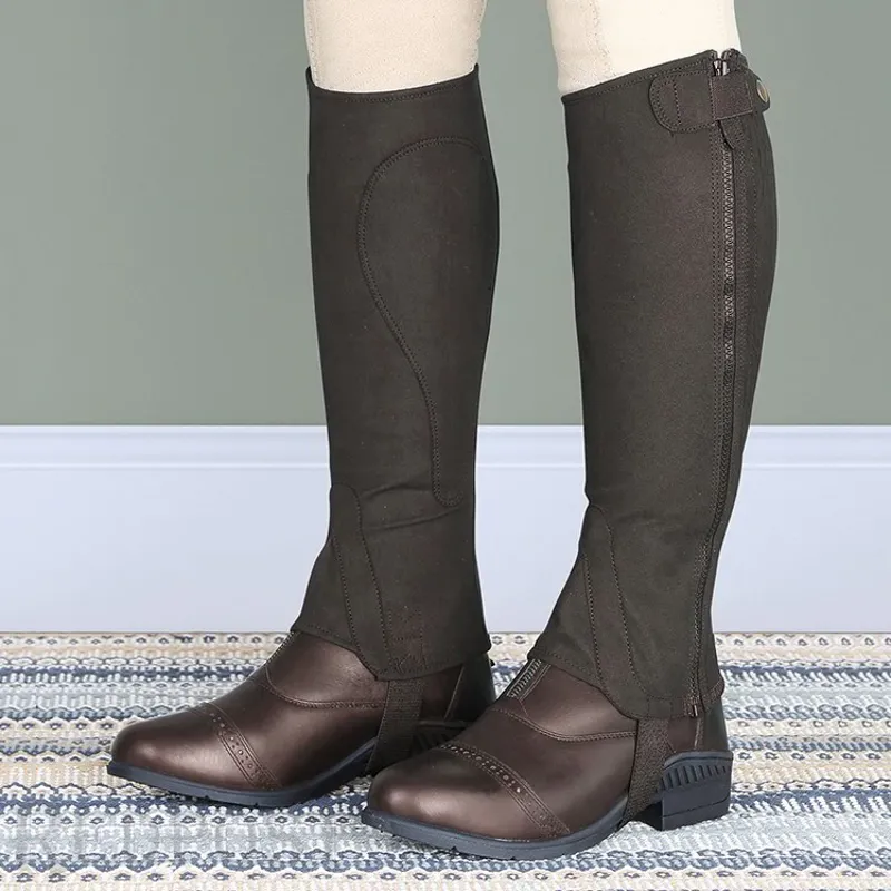 Moretta Amara Childs Half Chaps - Brown-1