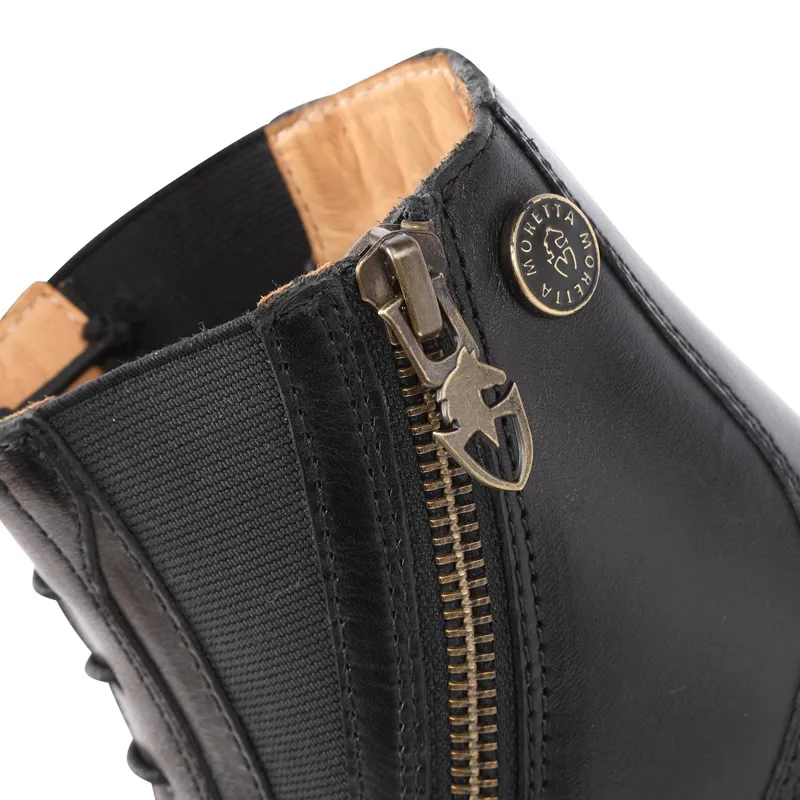 Moretta Alessia Adult Paddock Boots - Black-2