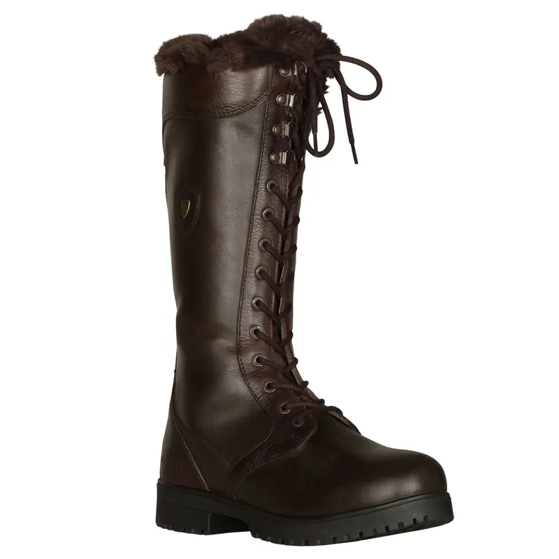 Moretta Nola Women's Laced Country Boots - Brown