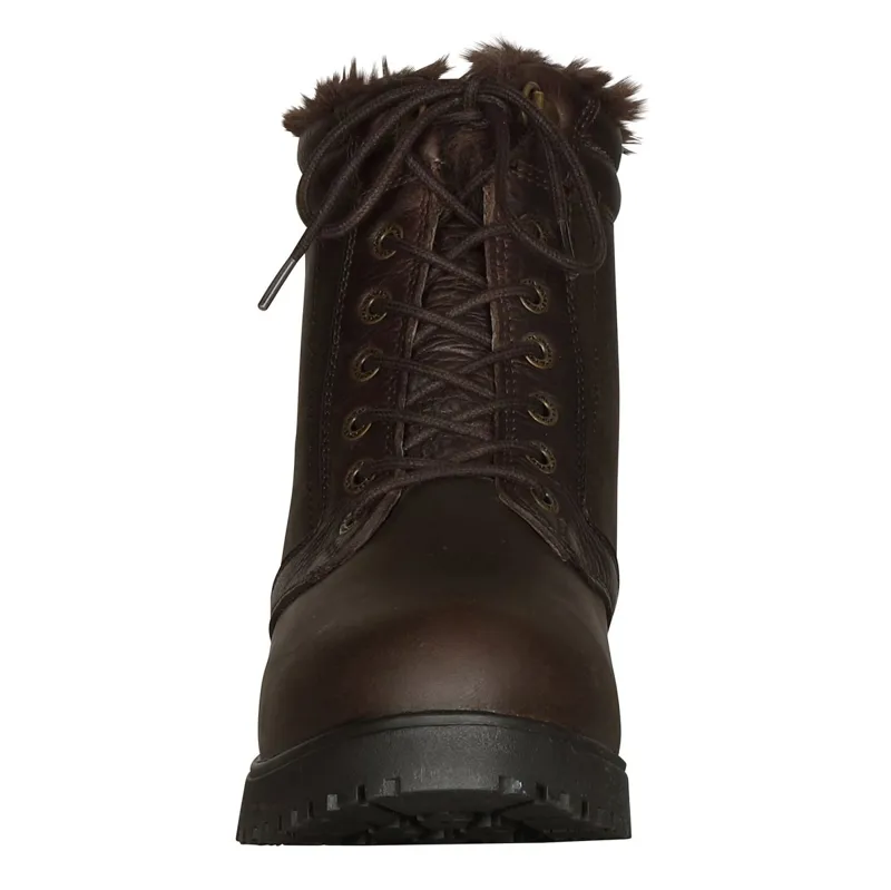 Moretta Varese Ladies Short Country Boots - Brown-1