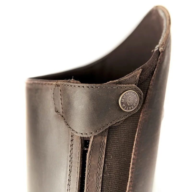 Moretta Ventura Lite Women's Tall Riding Boots - Dark Brown-4