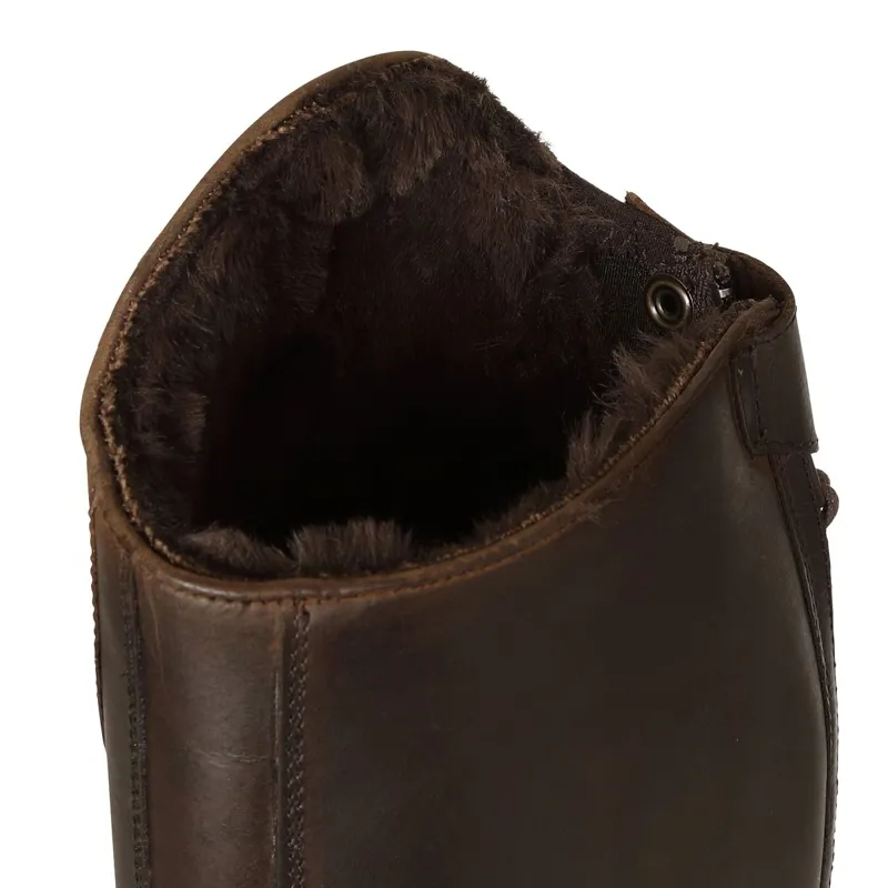 Moretta Ventura Winter Womens Tall Riding Boots - Dark Brown-2
