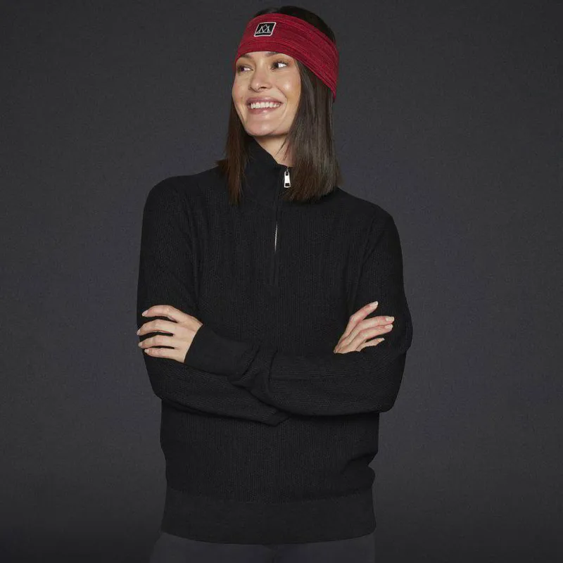 Mountain Horse Moss Cashmere Unisex Sweater - Black-2