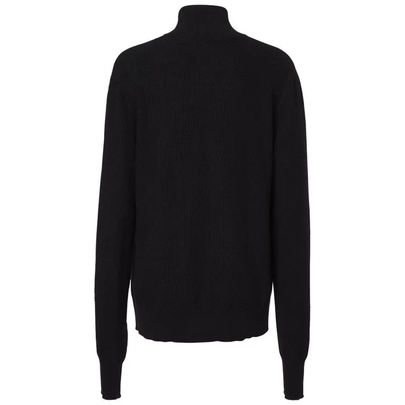 Mountain Horse Moss Cashmere Unisex Sweater - Black-1