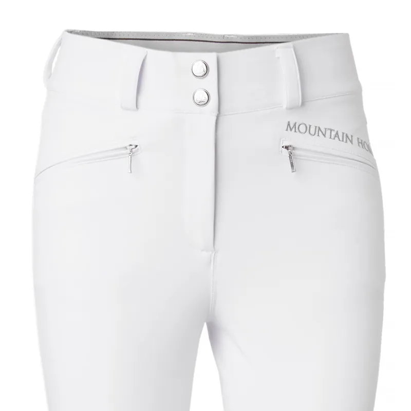 Mountain Horse Diana Knee Grip Women's Competition Breeches - White-2