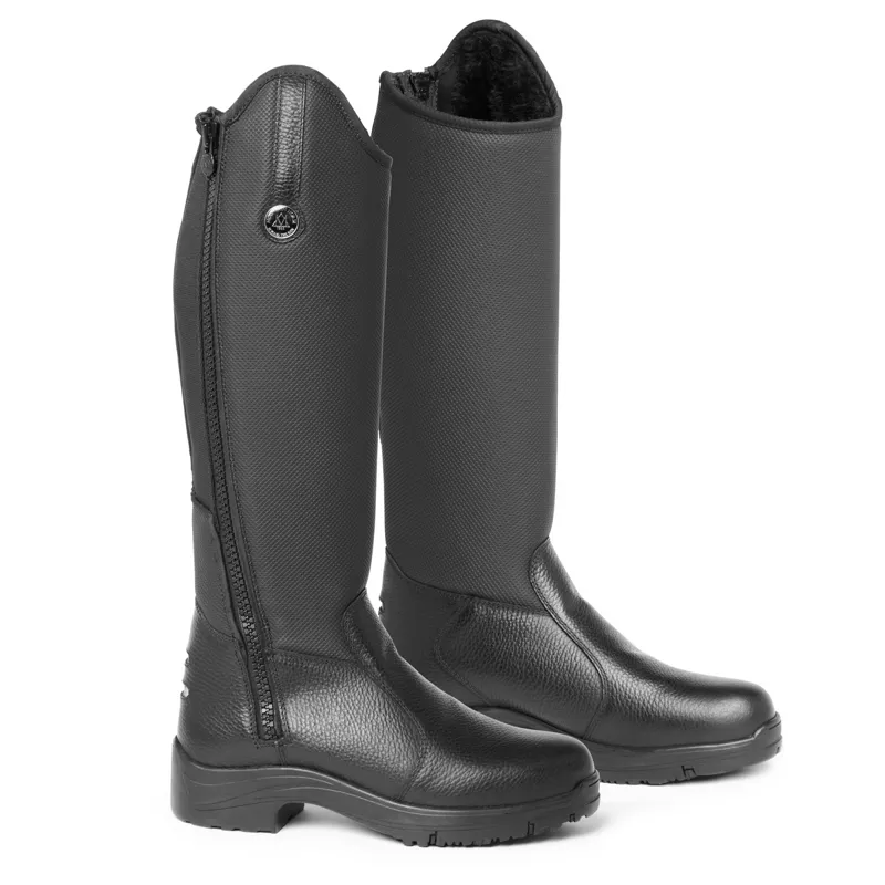 Mountain Horse Active Winter Young Rider Junior Tall Boots - Black
