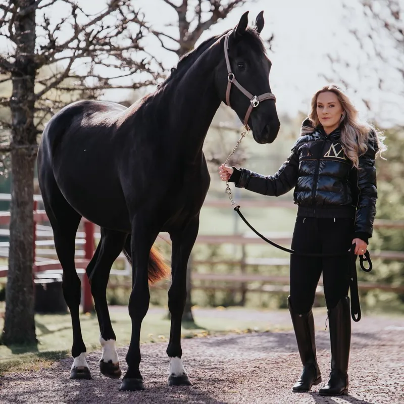 Mountain Horse Diamond Women's Quilted Jacket - Black - X-Small-8