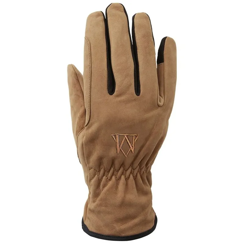 Mountain Horse Fleece Lined Leather Gloves - Light Brown