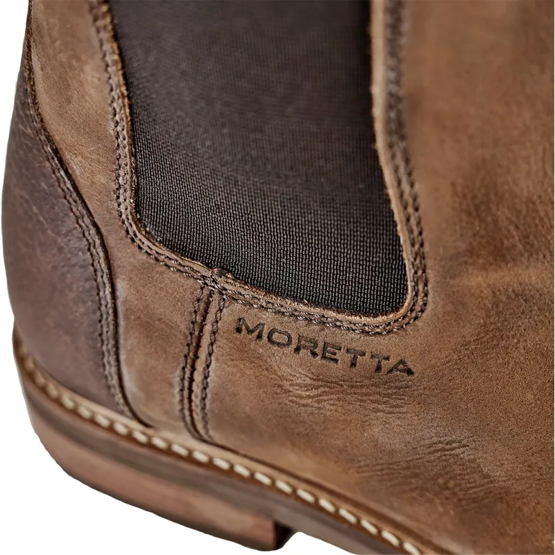 Moretta Modena Womens Chelsea Boots - Tan-6