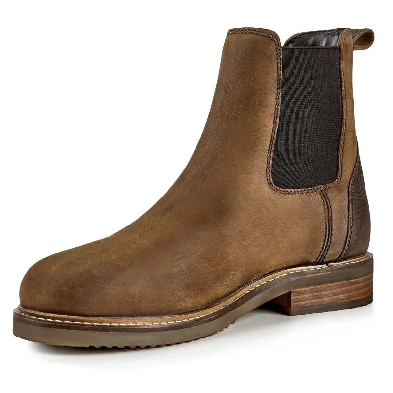 Moretta Modena Womens Chelsea Boots - Tan-3