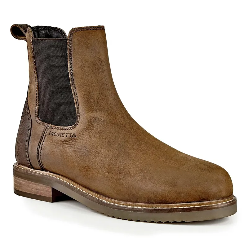 Moretta Modena Womens Chelsea Boots - Tan