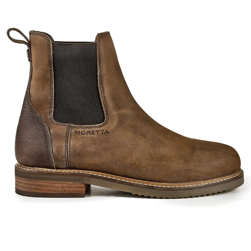 Moretta Modena Womens Chelsea Boots - Tan-1