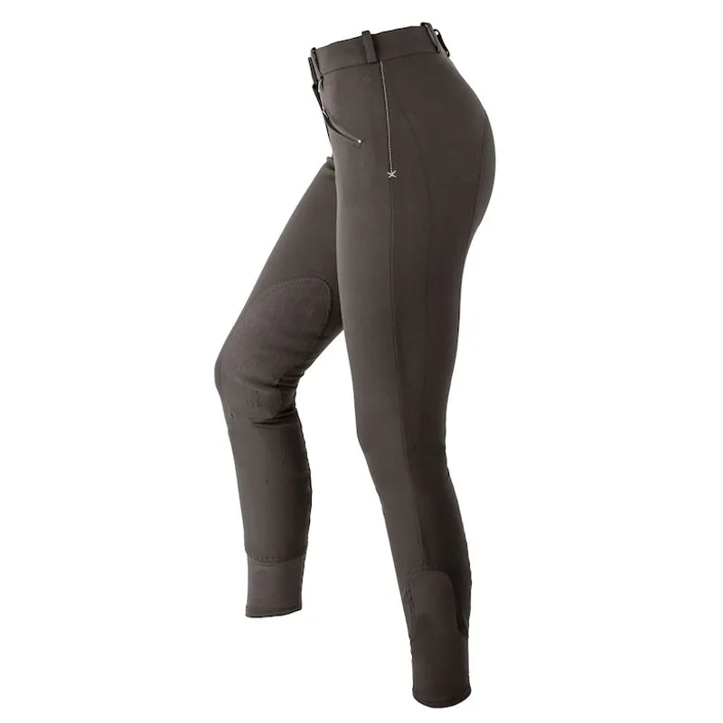 Mark Todd Gisborne Womens Breeches - Charcoal - 24in
