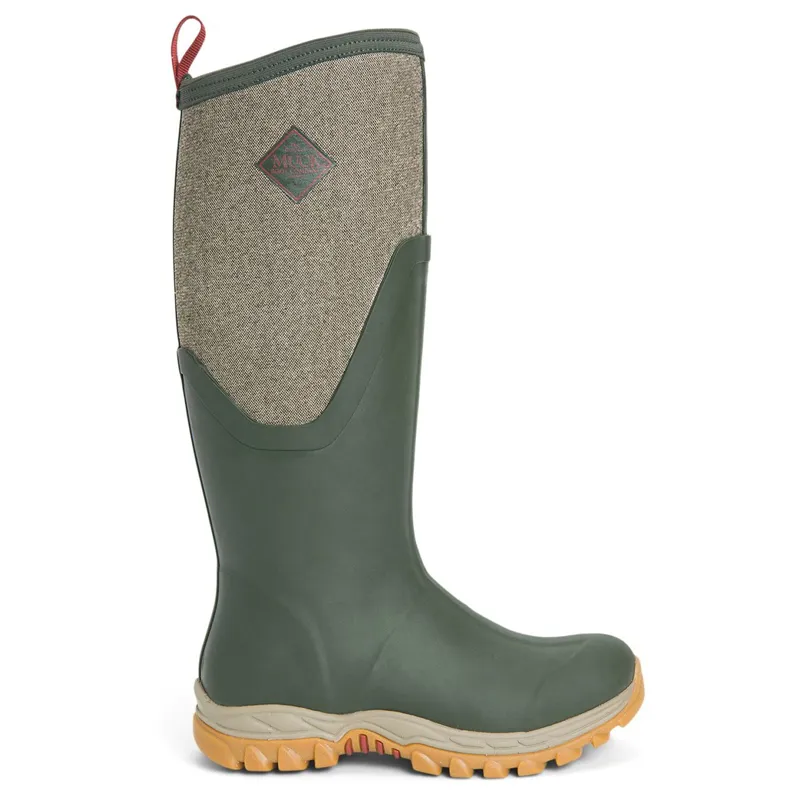 Muck Boot Arctic Sport II Tall Ladies Boots - Olive-3