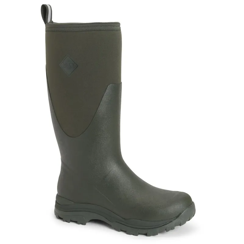 Muck Boot Outpost Unisex Tall Rubber Boots - Olive-4