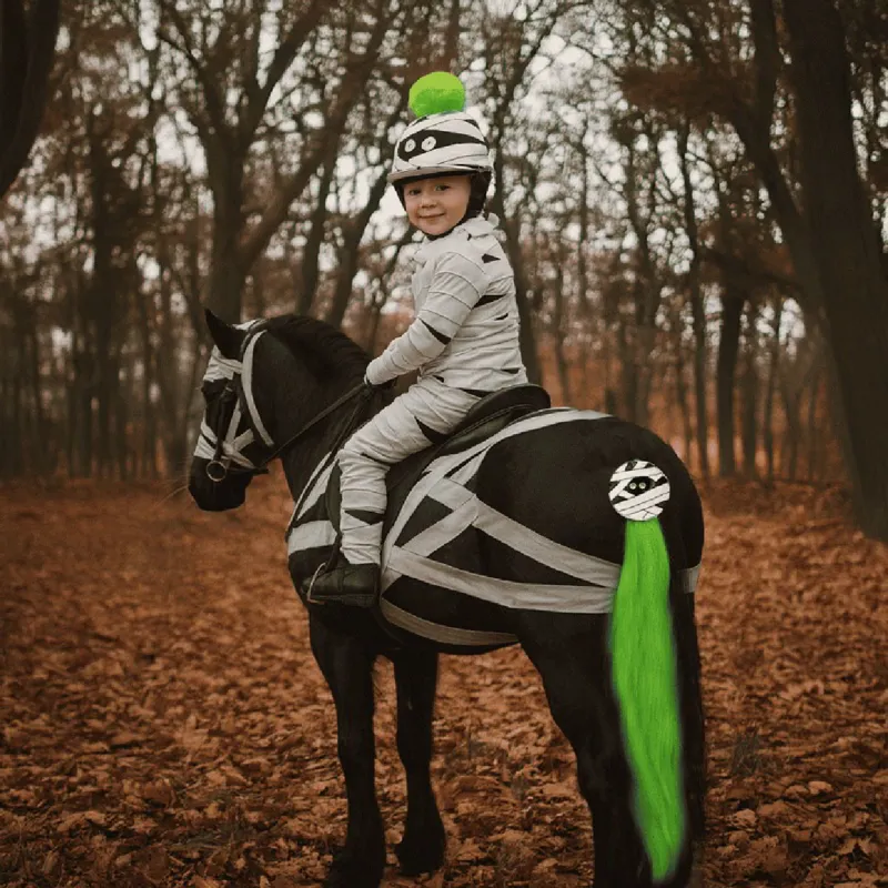 Equetech Halloween Tail Tassel - Mummy Mayhem-1