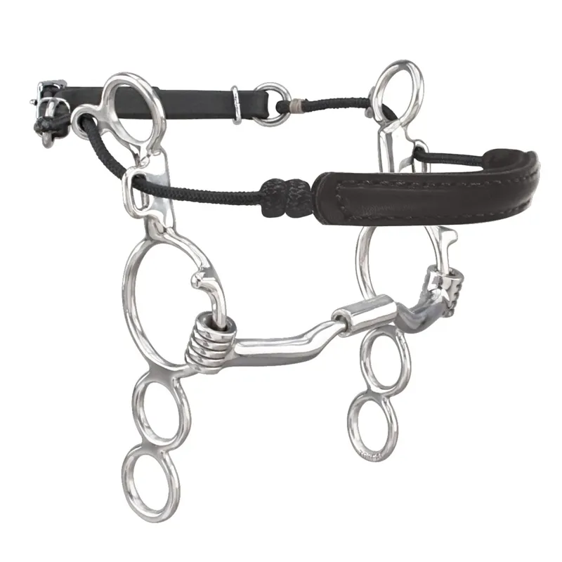Myler 3-Ring Combination Low Port Comfort Snaffle MB04 Level 2 Bit-1