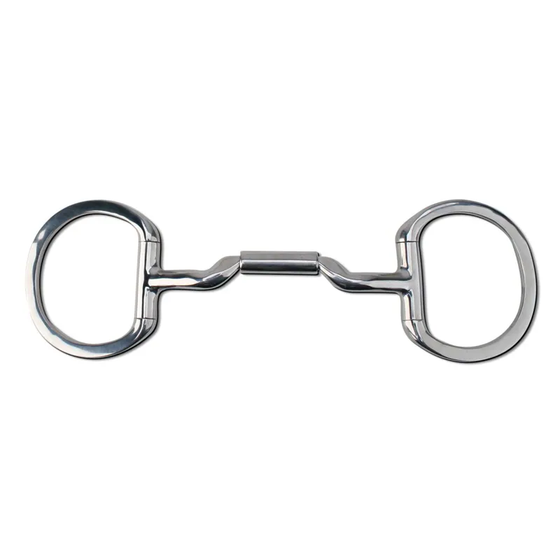Myler Eggbutt Without Hooks Low Port Mullen Barrel MB06 Level 2-3 Bit-1