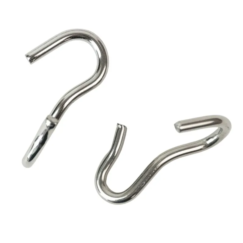 Myler Curb Chain J-Hooks - Pair