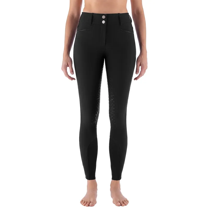 Equiline Eqglimpfh Full Grip Women's Breeches - Black