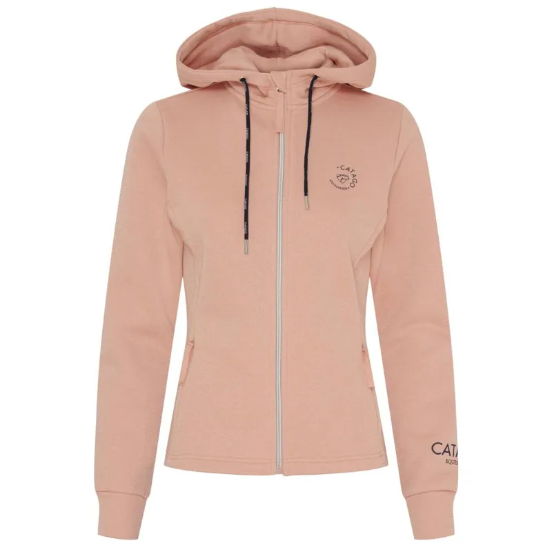 Catago Natalie Womens Zip Hoodie-Burnished Lilac